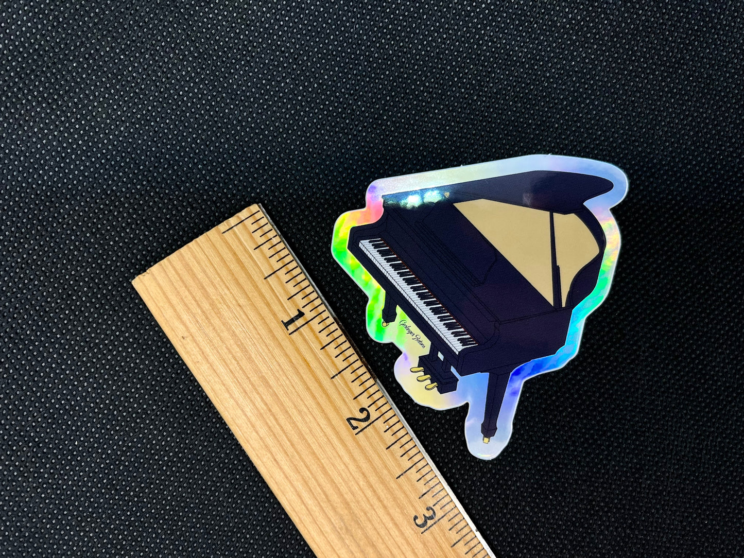 Piano- Holographic Sticker