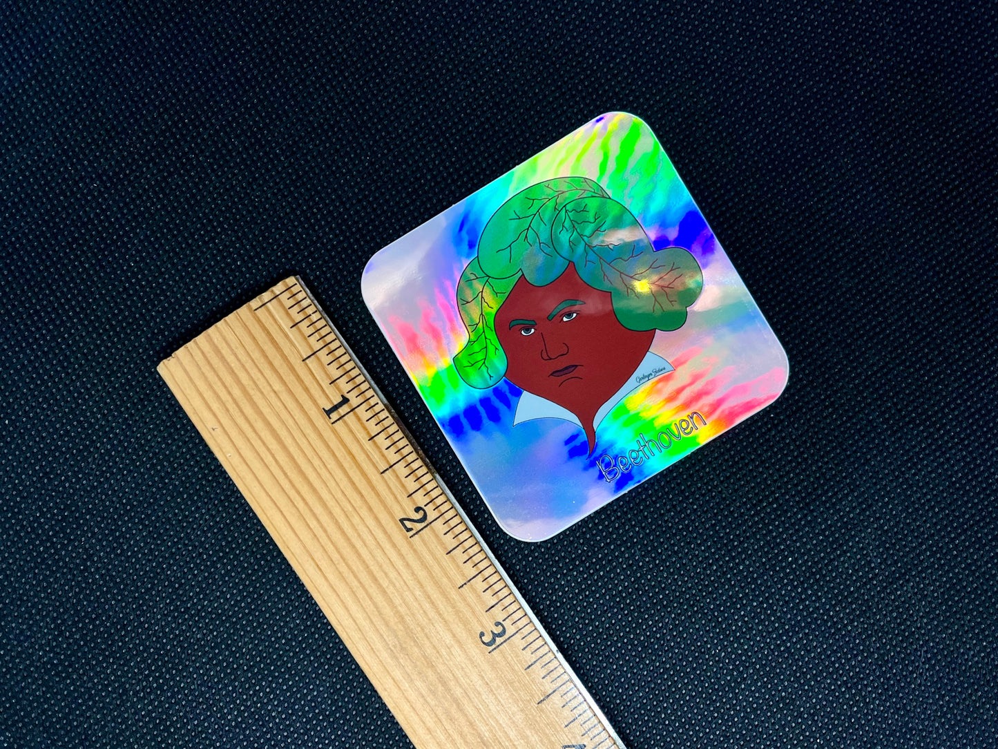 Beethoven- Holographic Sticker