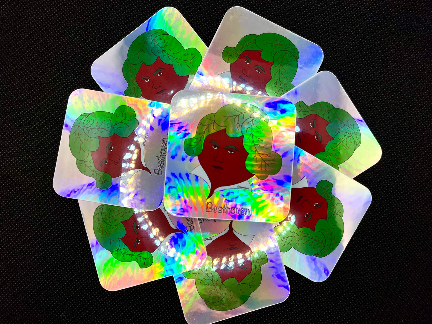 Beethoven- Holographic Sticker