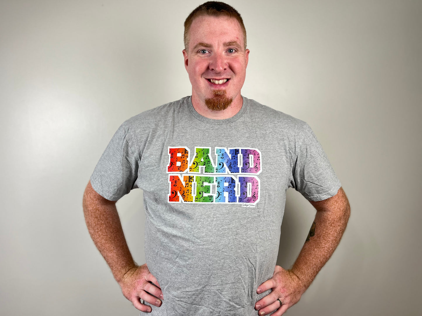Band Nerd- Rainbow Music Shirt
