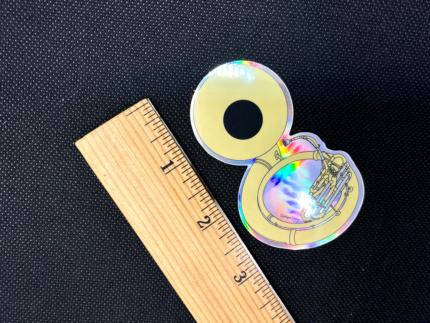 Sousaphone- Holographic Sticker