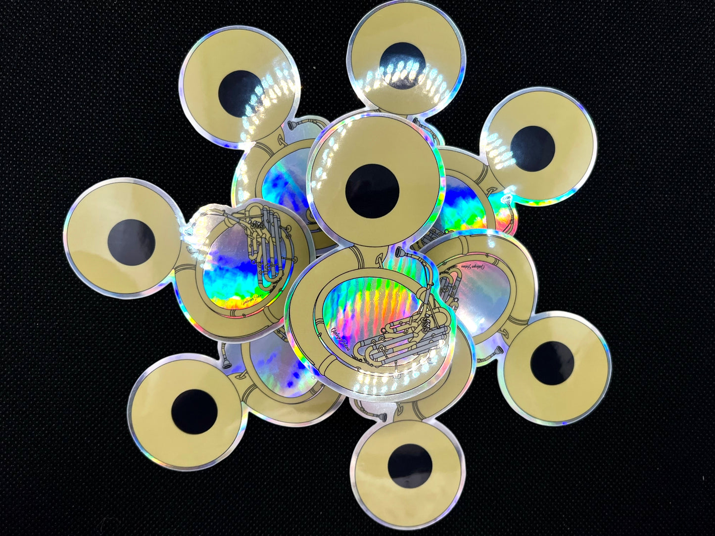 Sousaphone- Holographic Sticker