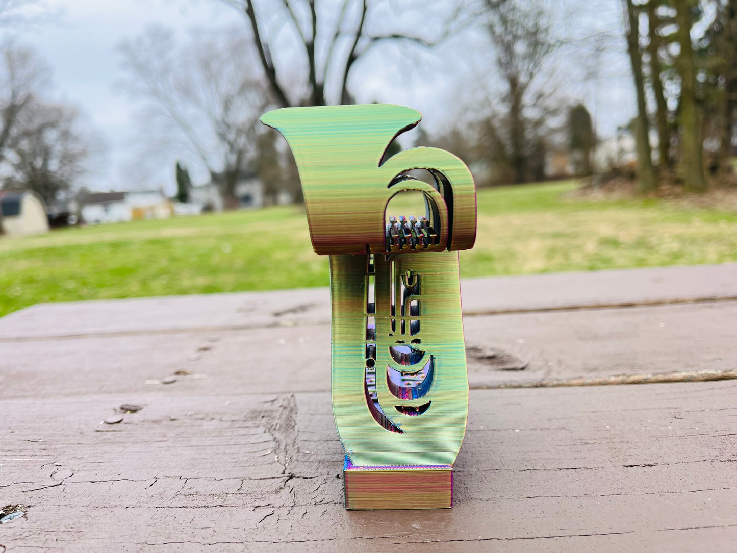 Tuba & Bass Transforming Baton Stand STL File