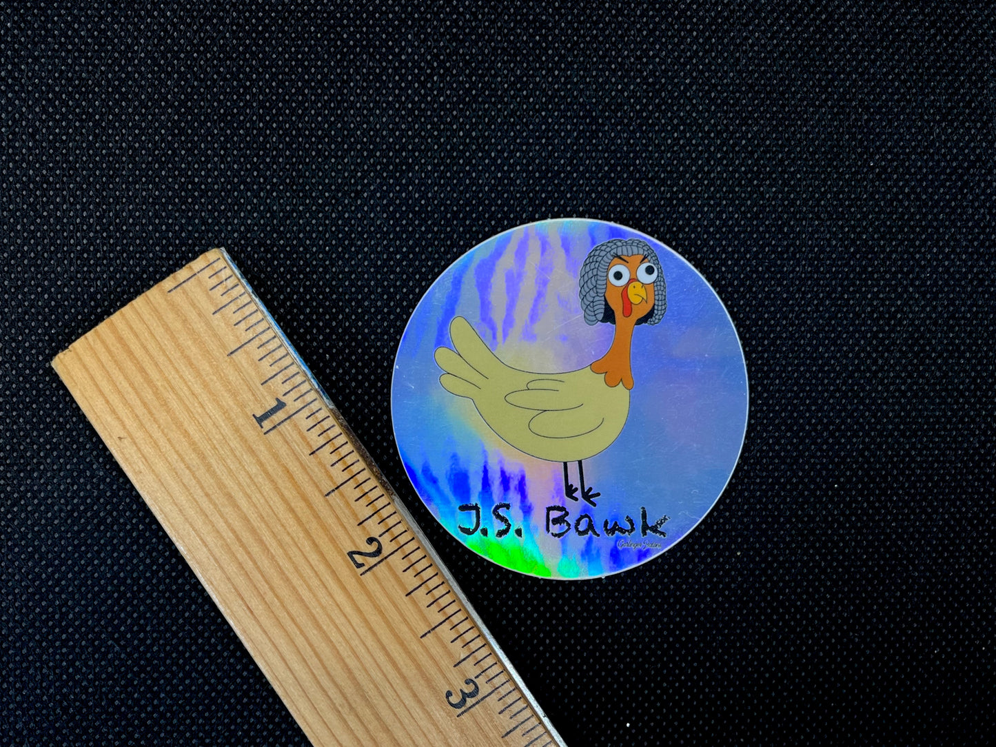 J.S. Bawk Chicken- Holographic Decomposer Sticker