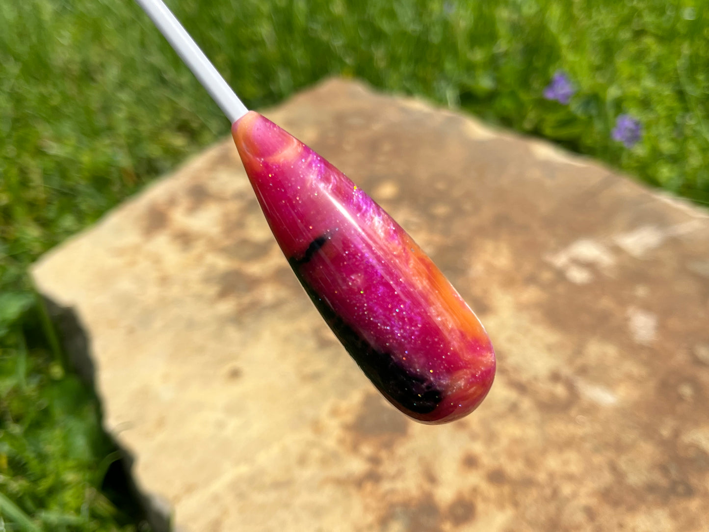 Ethereal Sax- Traditional Acrylic Conducting Baton