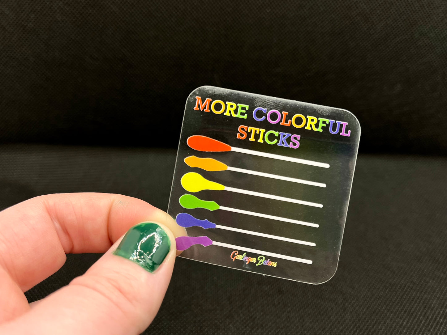 More Colorful Sticks- Clear Sticker