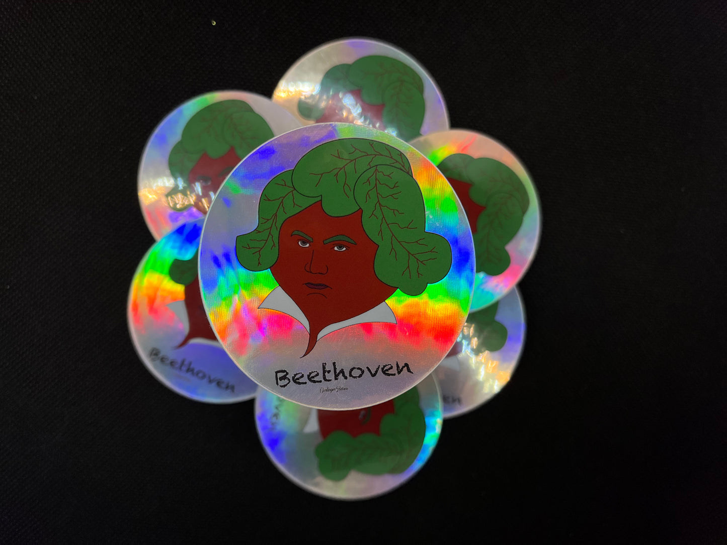 Beethoven- Holographic Sticker