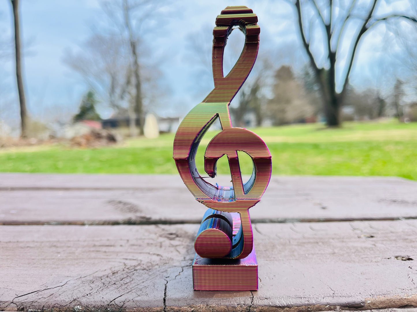 Violin & Treble Transforming Baton Stand STL File