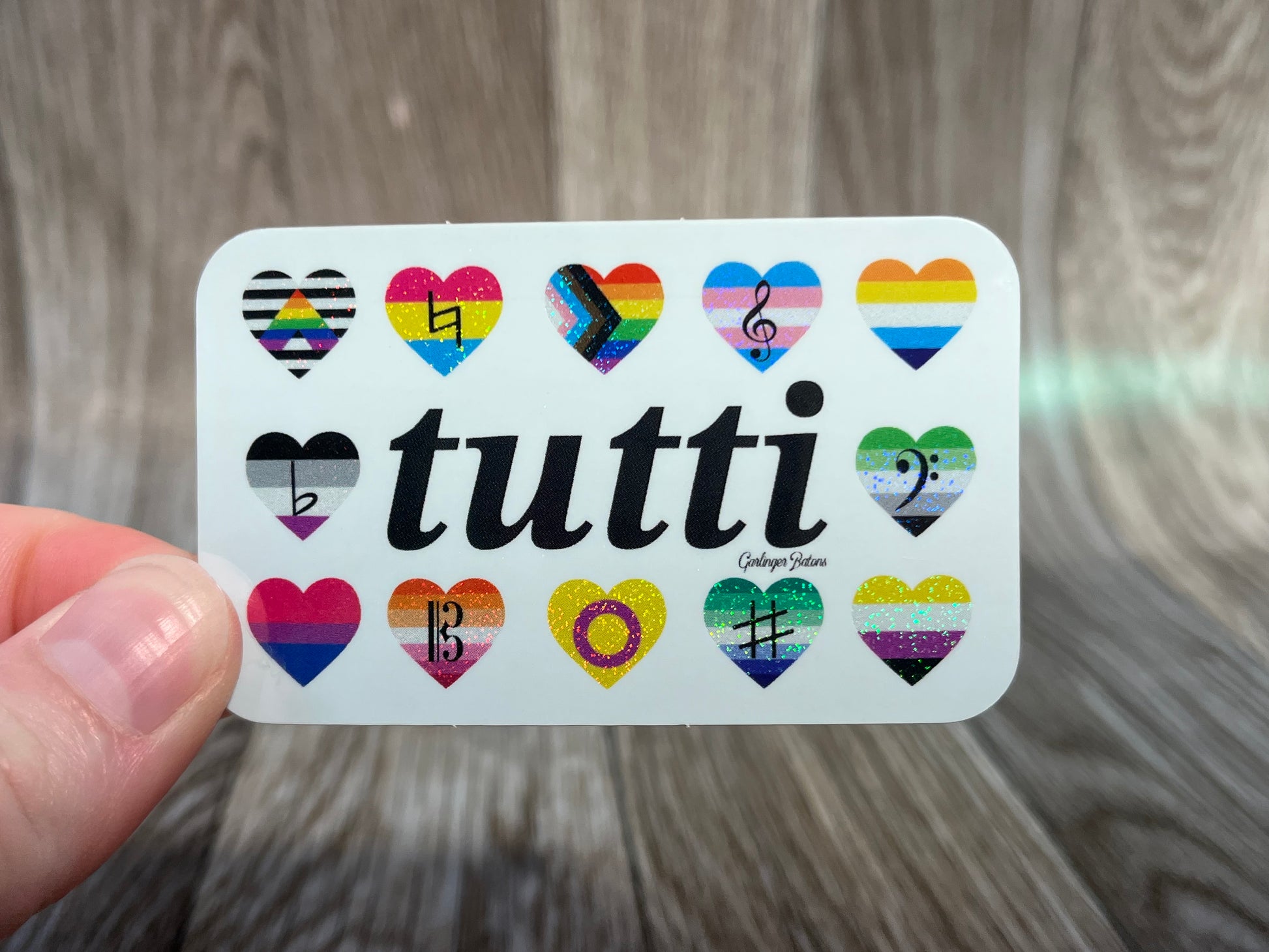 Tutti gay pride sticker