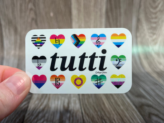 Tutti gay pride sticker