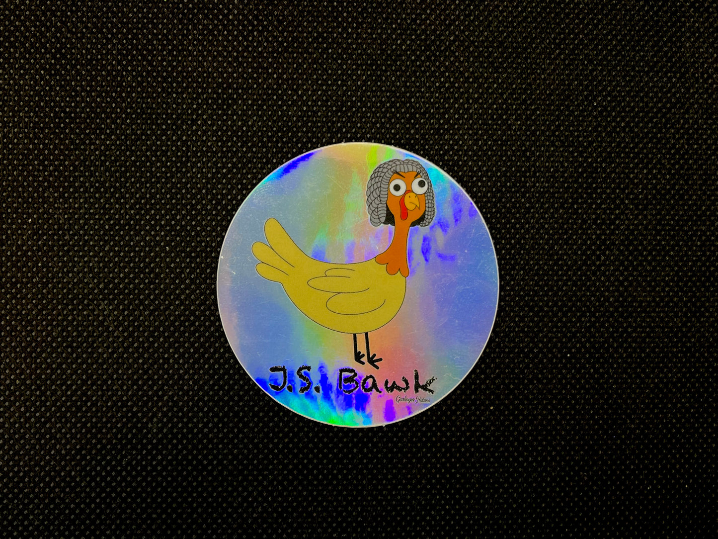 J.S. Bawk Chicken- Holographic Decomposer Sticker