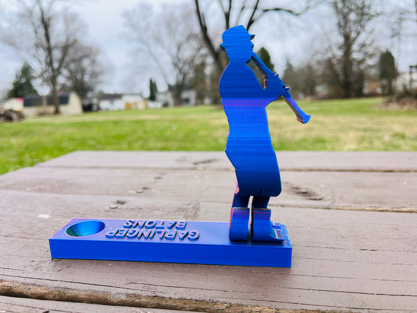 Clarinet Player & Treble Transforming Baton Stand STL File