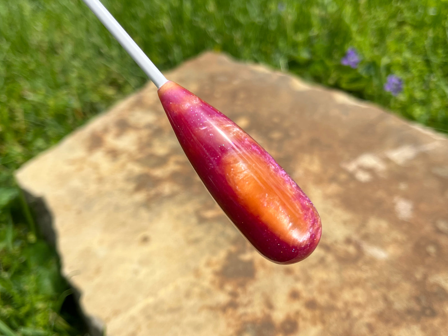 Ethereal Sax- Traditional Acrylic Conducting Baton