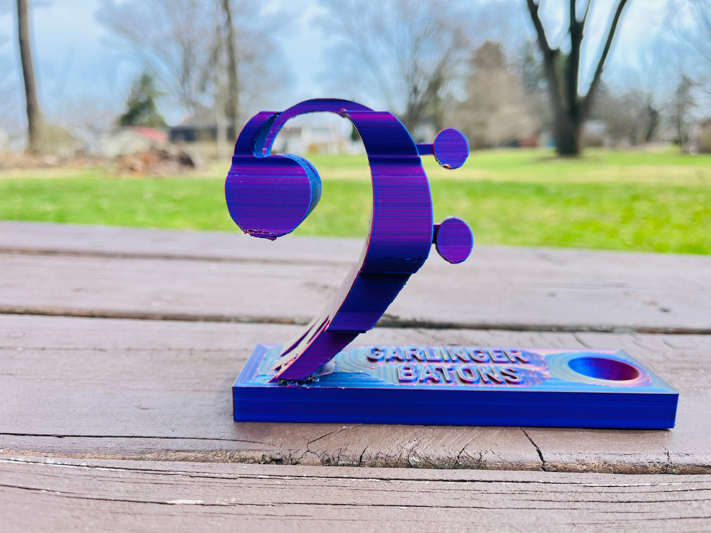 Bassoon & Bass Transforming Baton Stand STL File