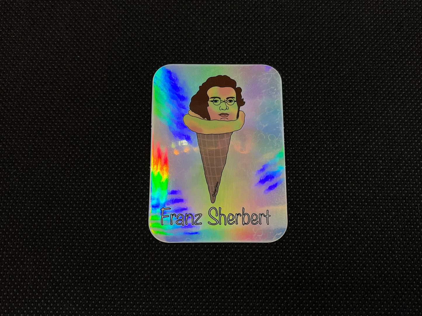 Franz Schubert- Holographic Decomposer Sticker