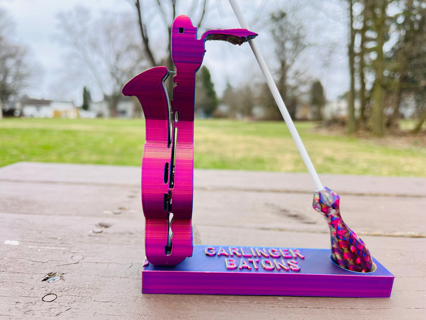Bari Sax & Treble Transforming Baton Stand STL File