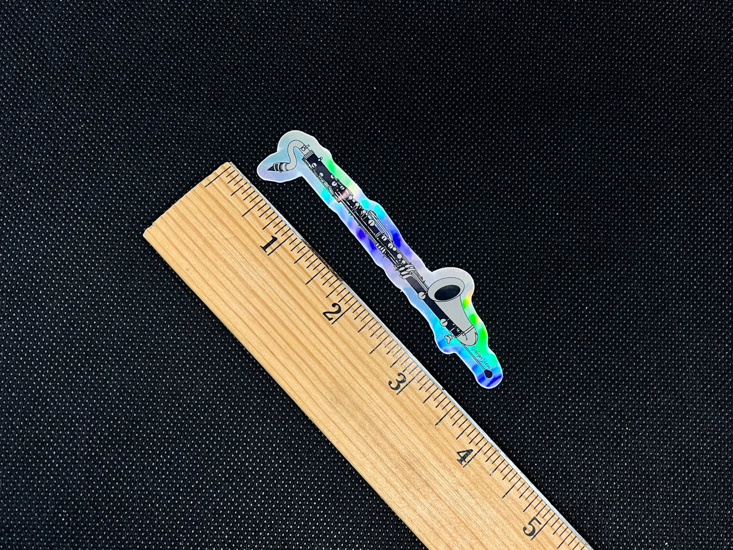 Bass Clarinet- Holographic Sticker