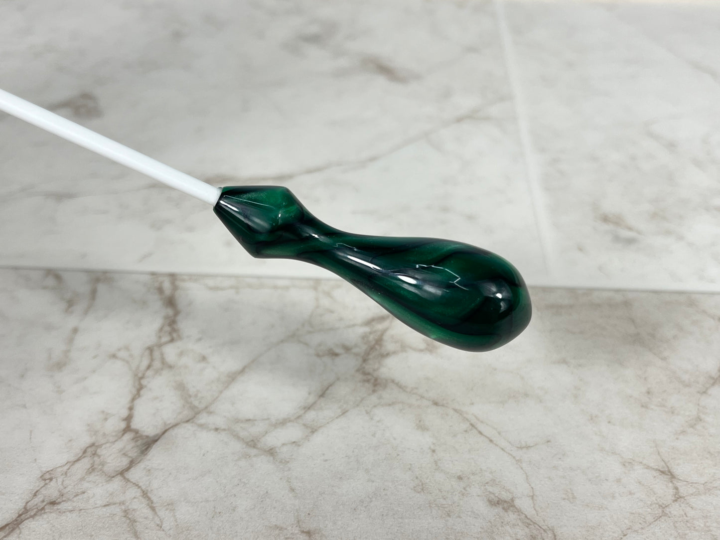 Emerald Streak- Dooku Acrylic Conducting Baton