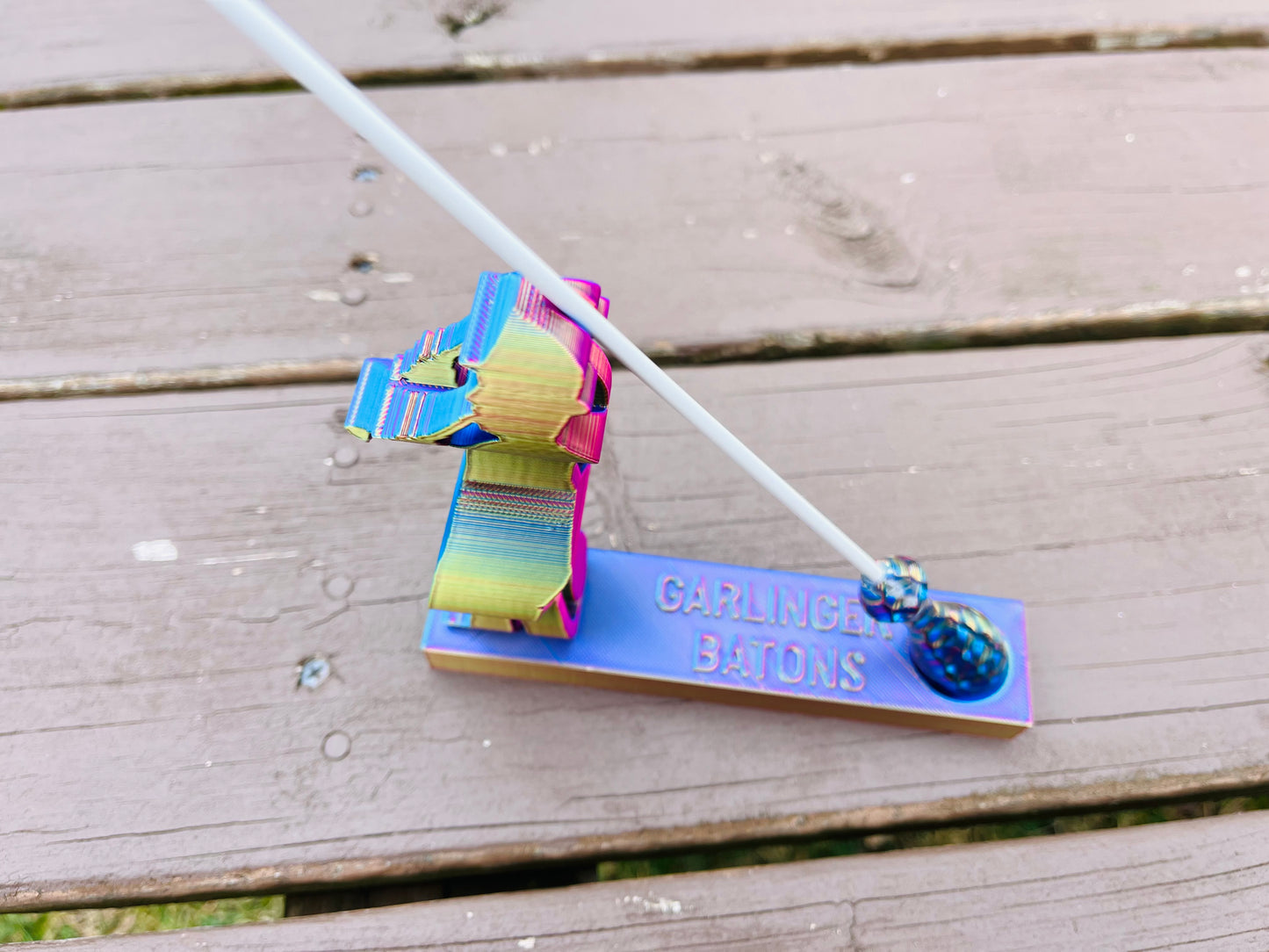 Clarinet Player & Treble Transforming Baton Stand STL File