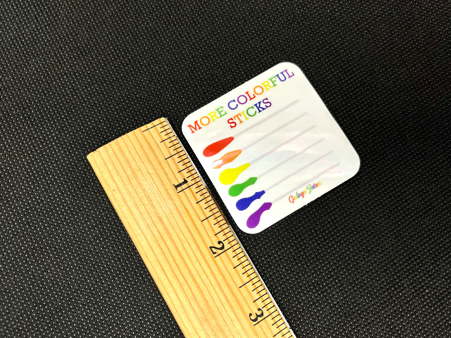 More Colorful Sticks- Clear Sticker
