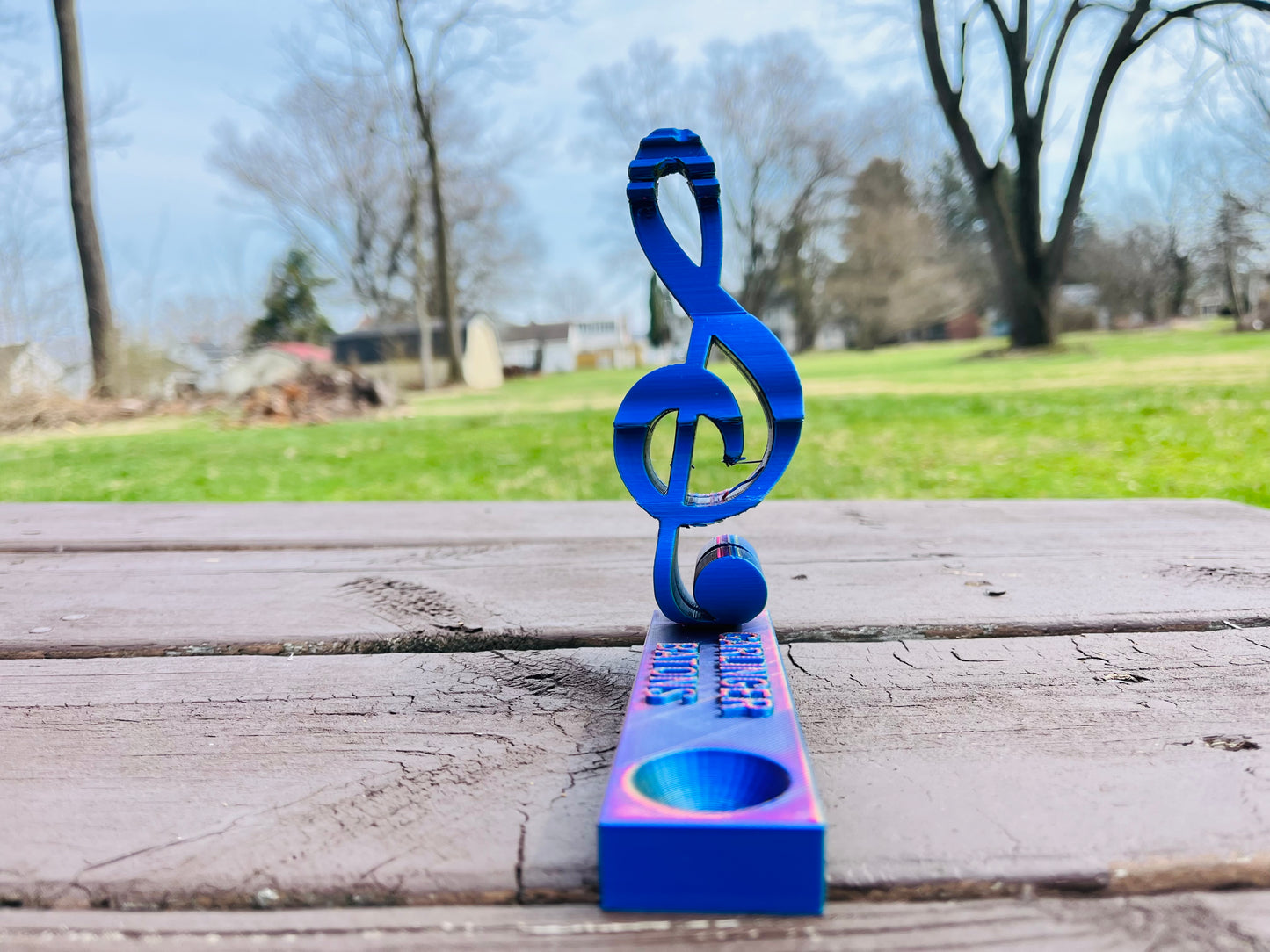 Violin & Treble Transforming Baton Stand STL File