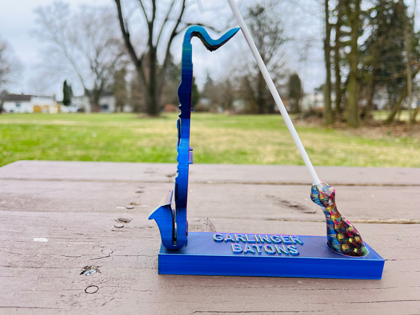 Bass Clarinet & Treble Transforming Baton Stand STL File