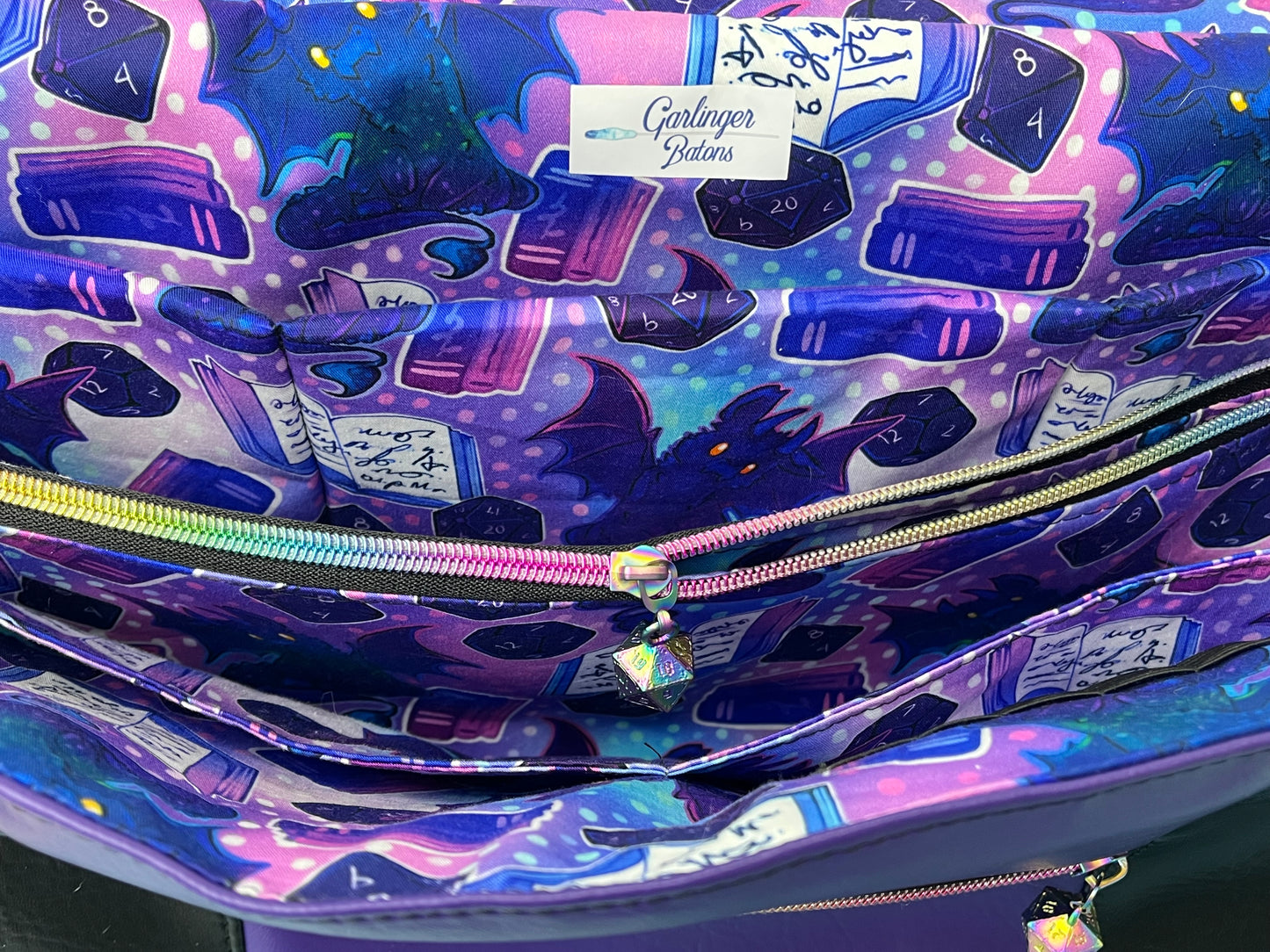 Dice Dragon Score Messenger Bag