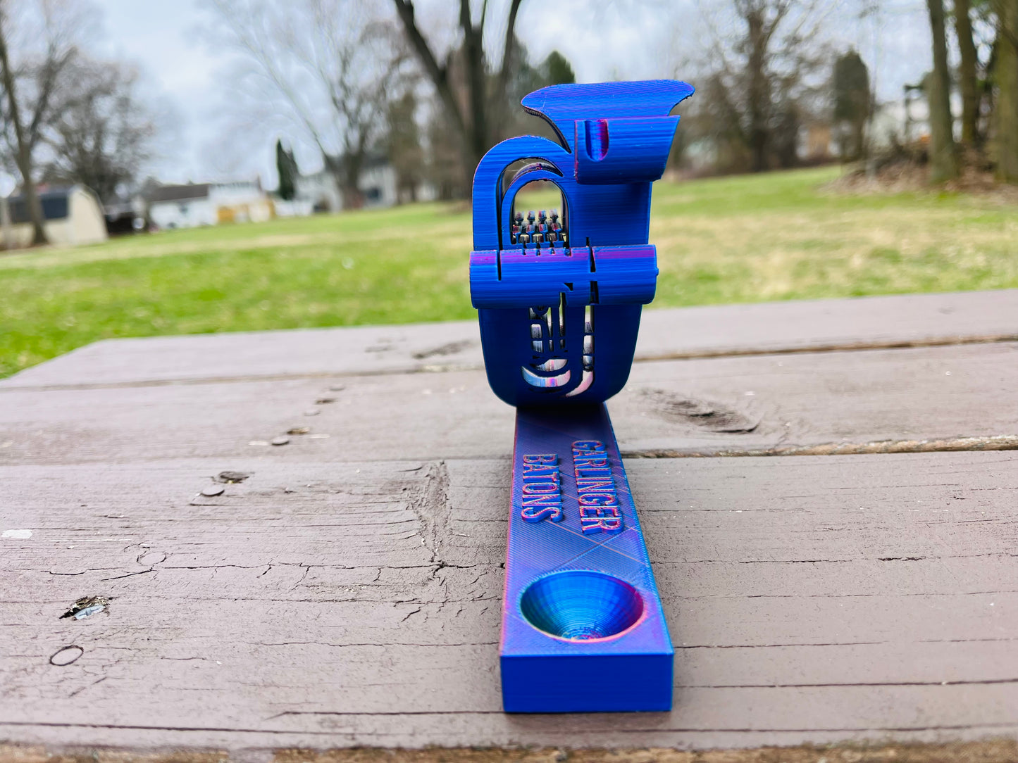 Tuba & Bass Transforming Baton Stand STL File