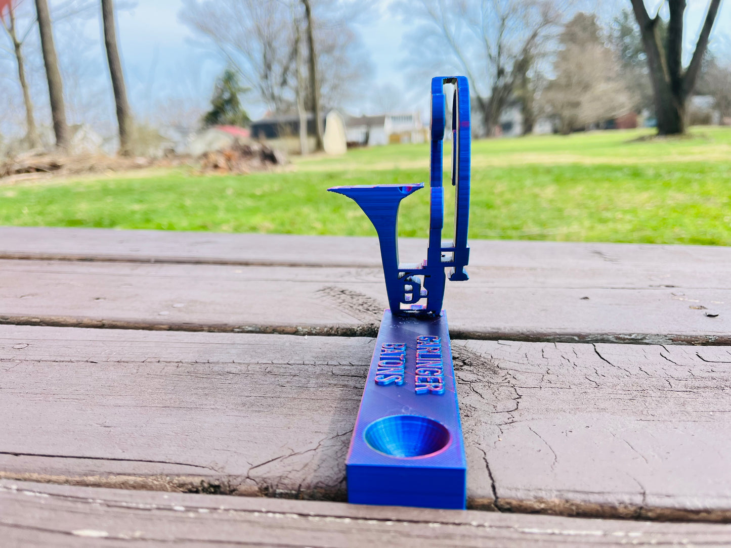 Trombone & Bass Transforming Baton Stand STL File
