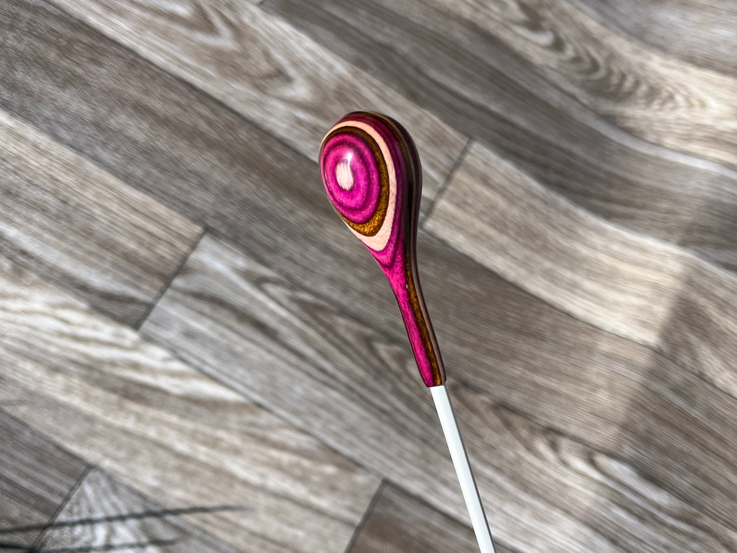 Kabuto- Wood Pear Carbon Fiber Conducting Baton