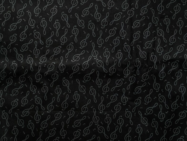 Black Treble Baton Case