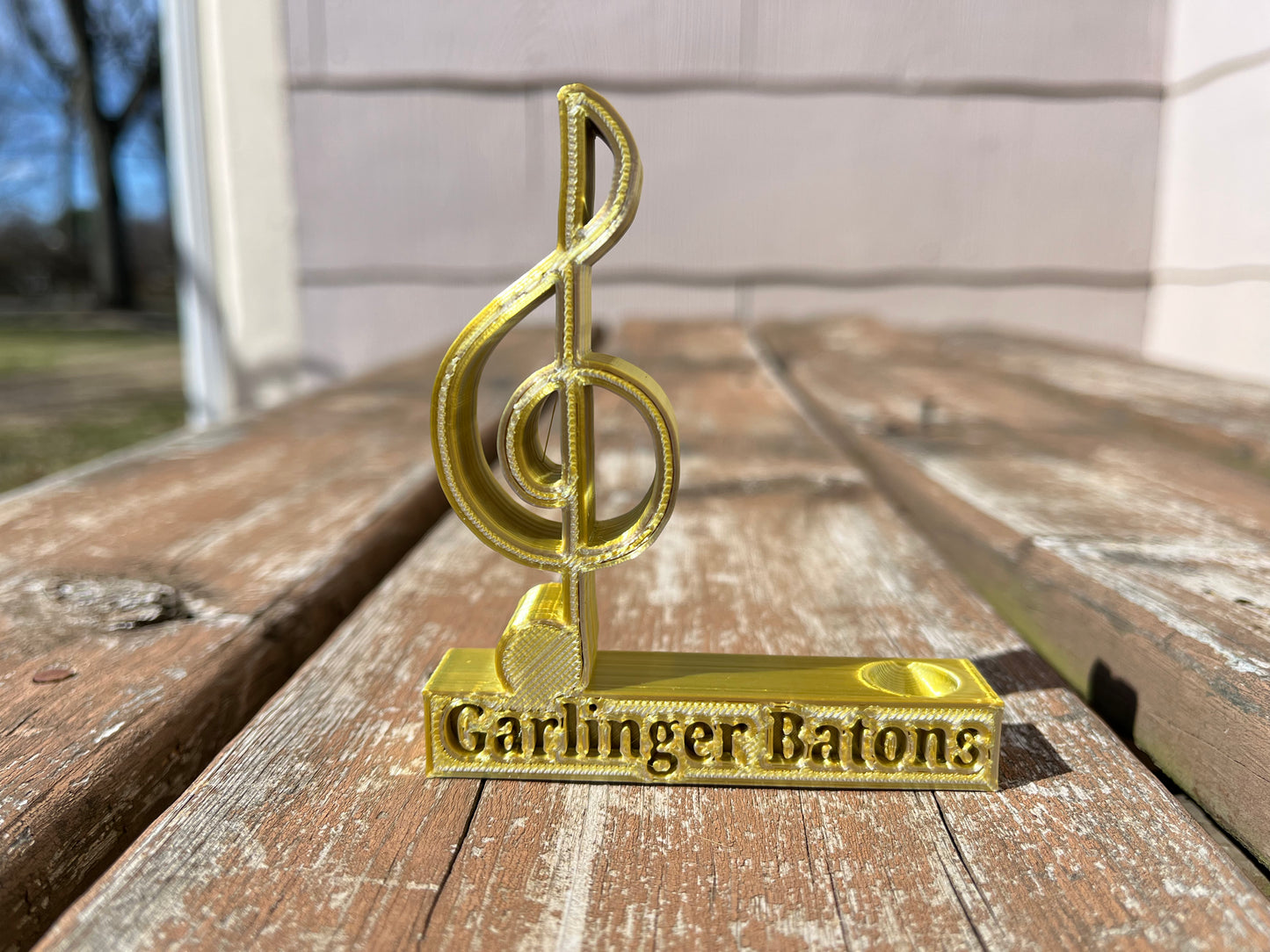 3d Printed Baton Stand Treble Clef