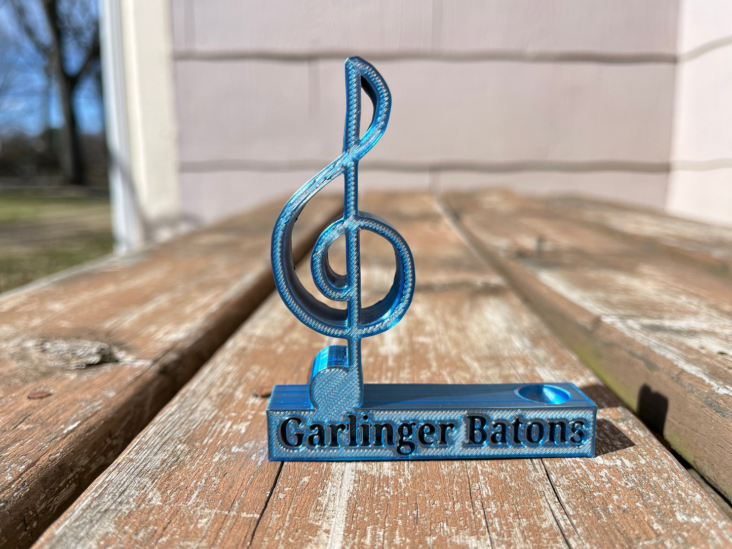 3d Printed Baton Stand Treble Clef