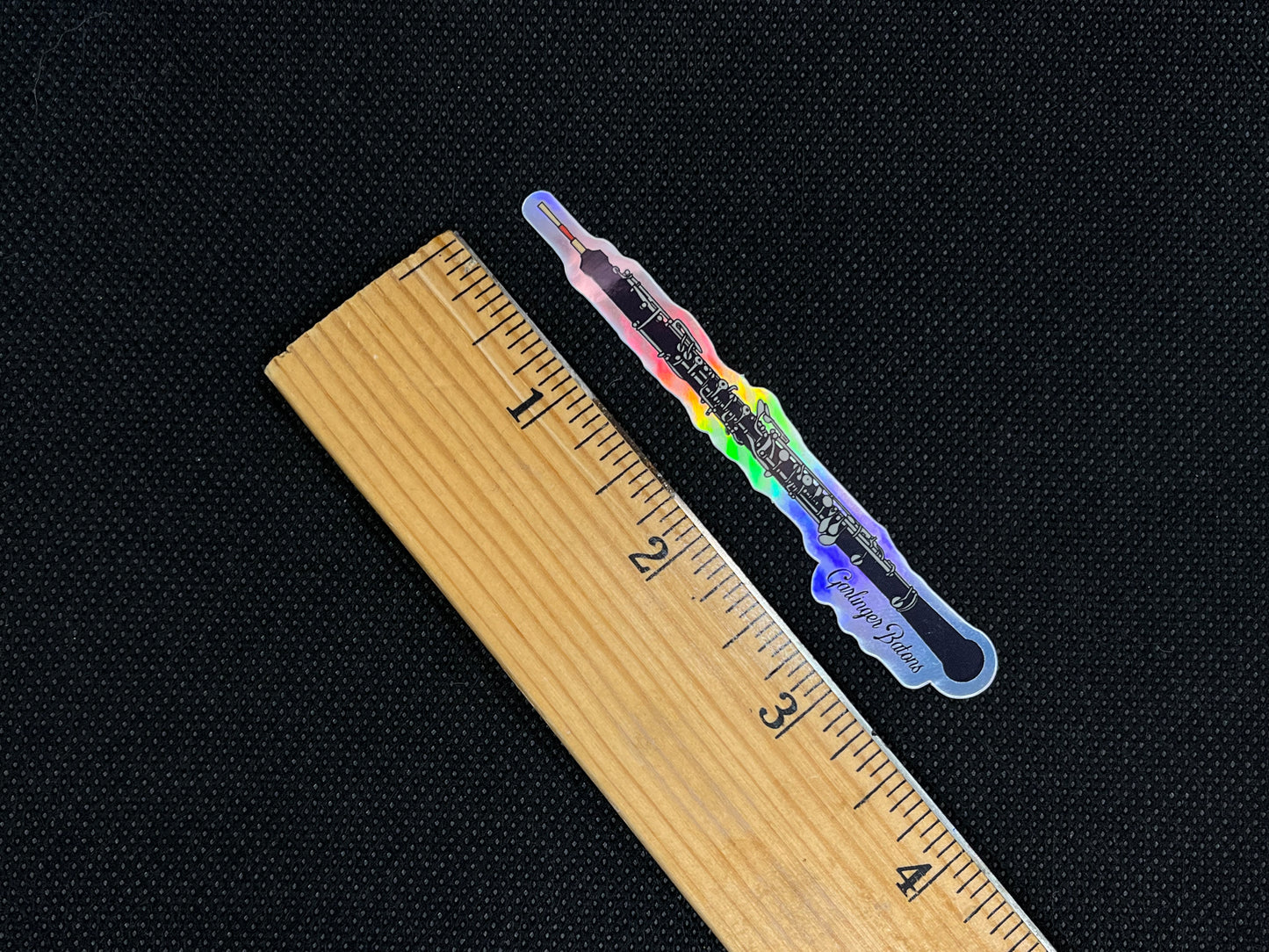 Vinyl Oboe Sticker