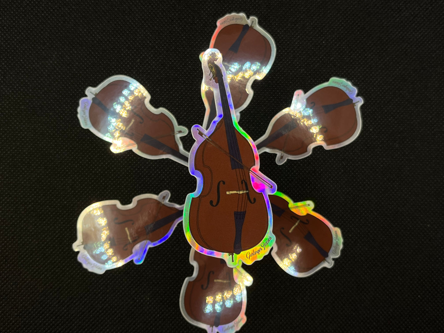 Upright Bass Sticker