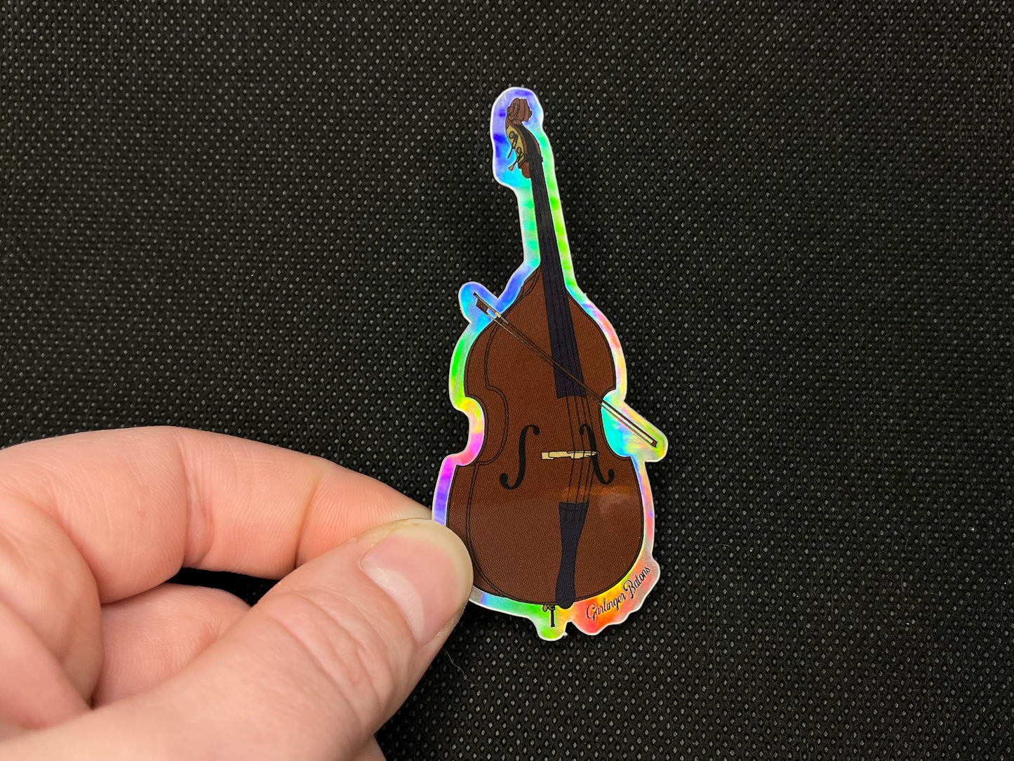 String Bass Sticker
