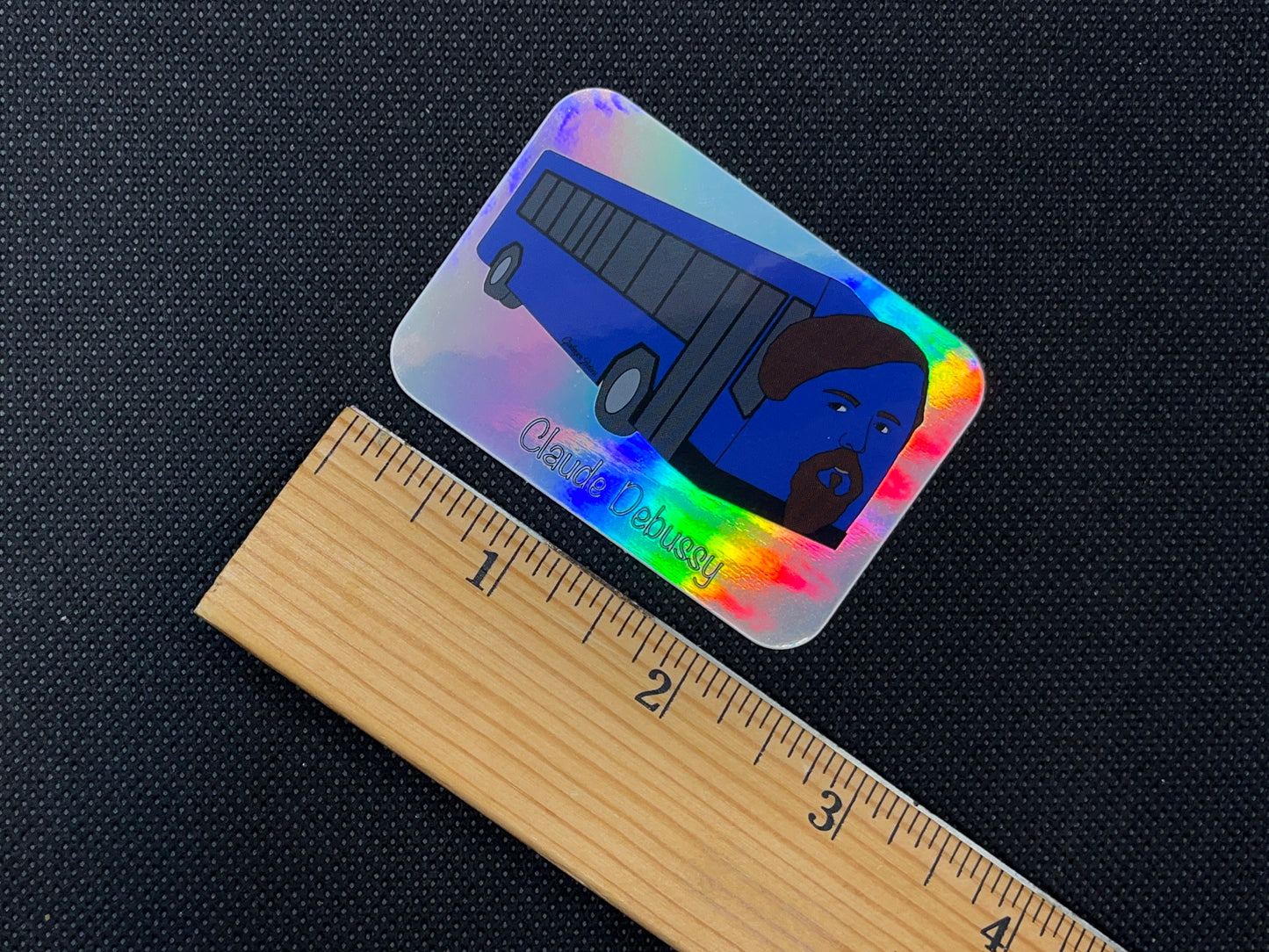 Claude Debussy- Holographic Decomposer Sticker