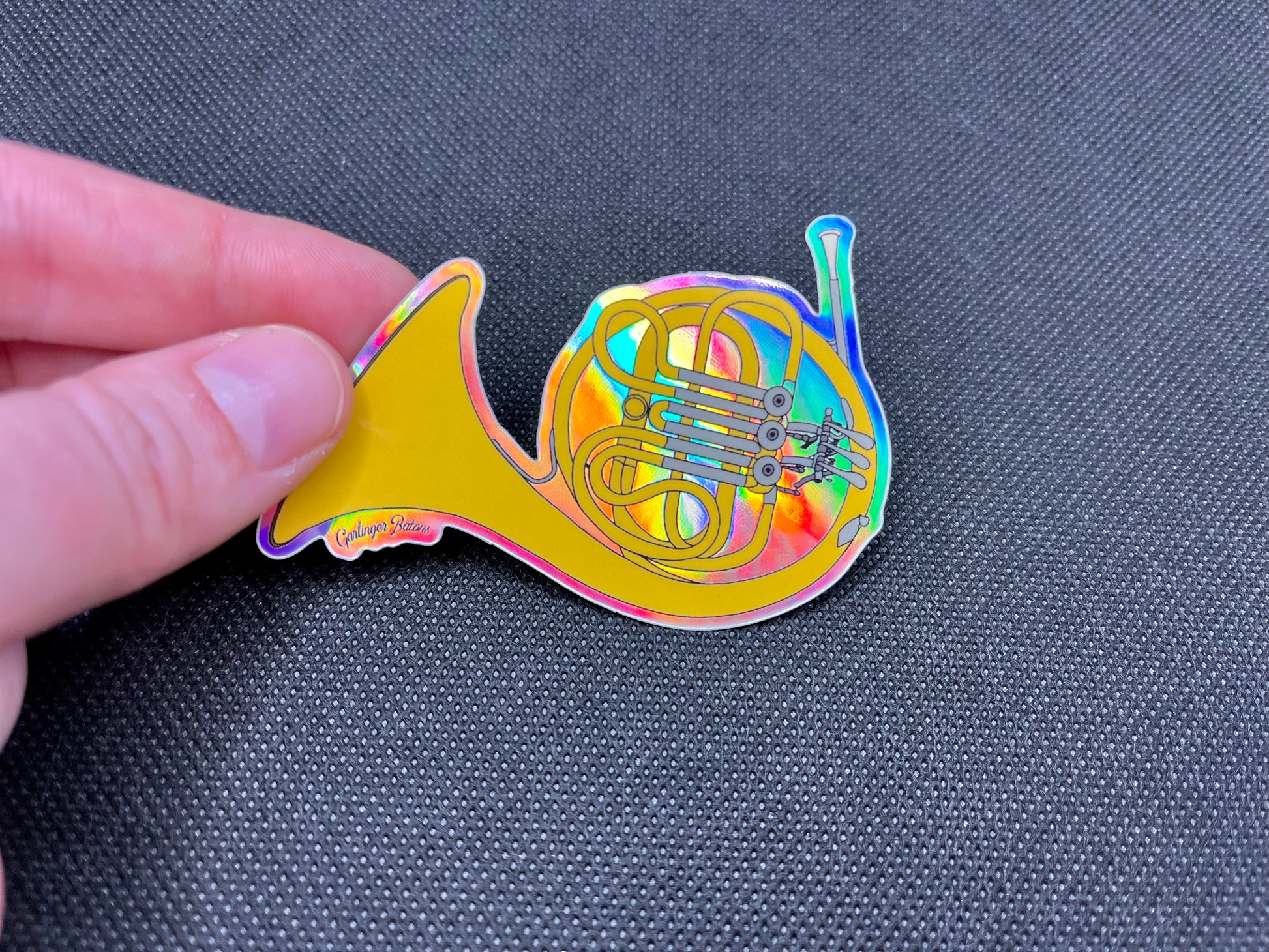 Holographic Horn Sticker