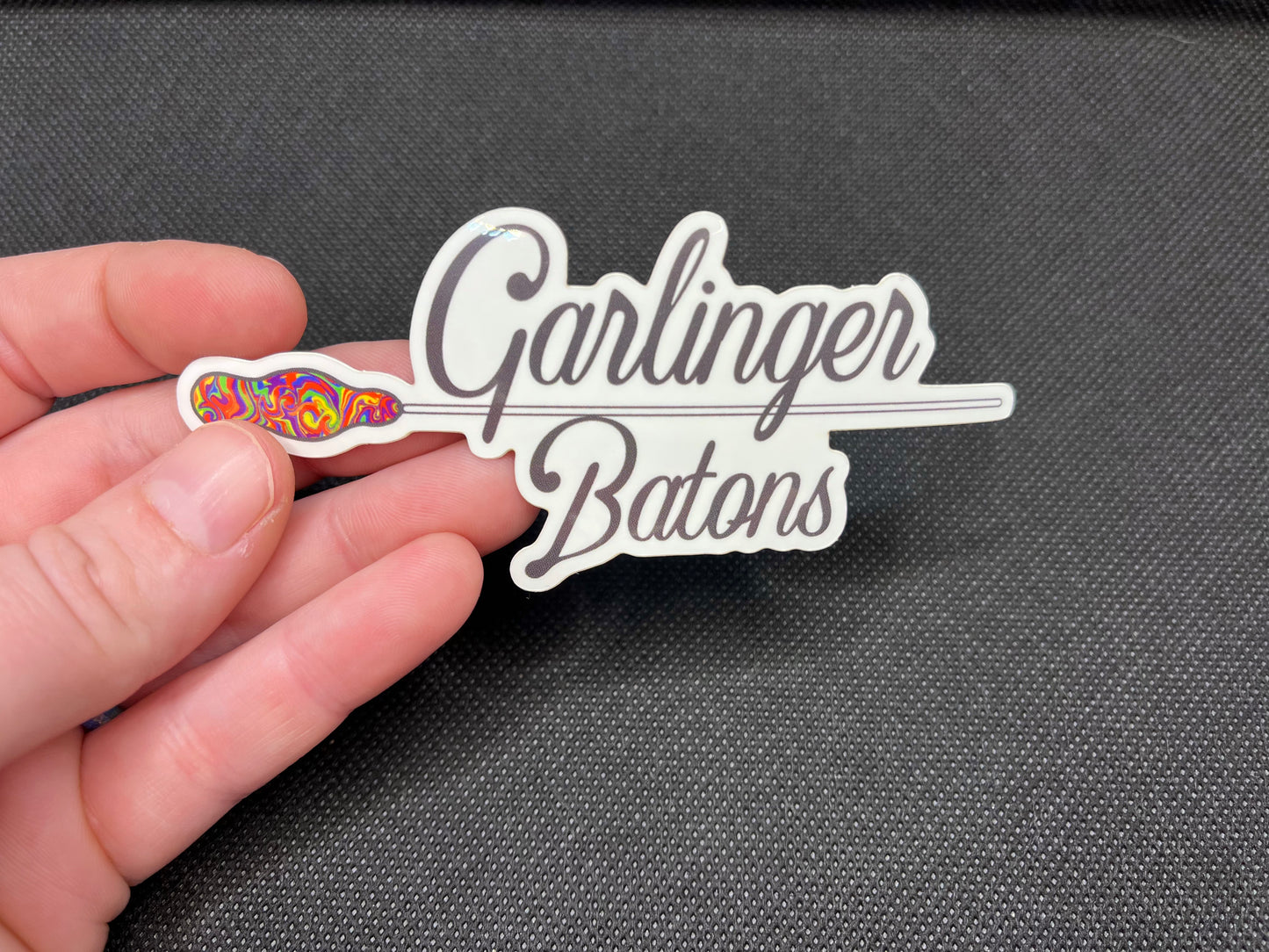 Acrylic Baton Sticker