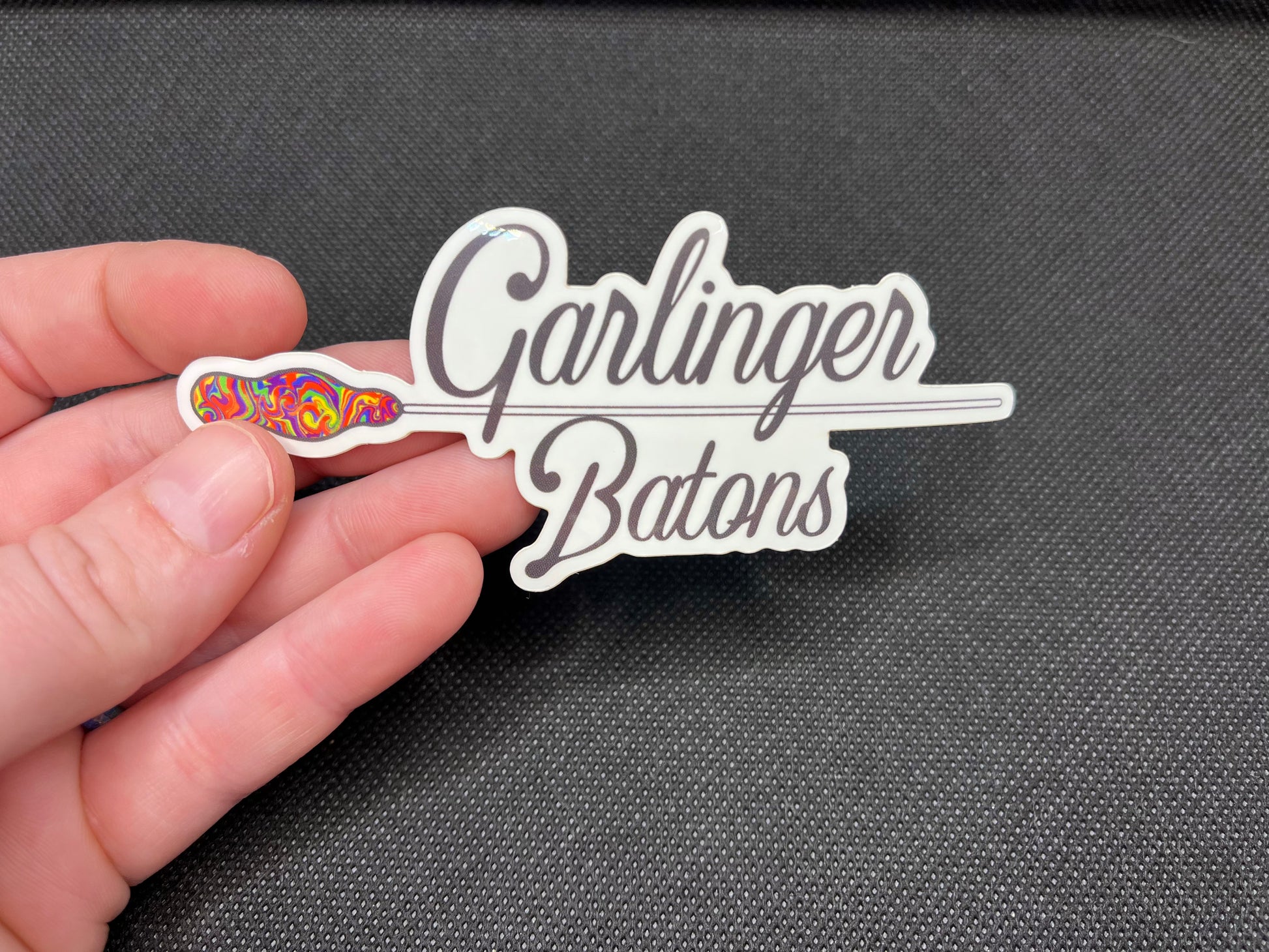Acrylic Baton Sticker