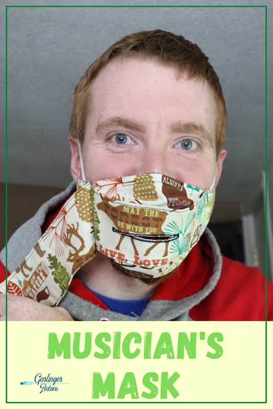 Musician Face Mask - For Brass and Woodwinds