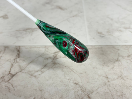 Mistletoe- Traditional Acrylic Conducting Baton