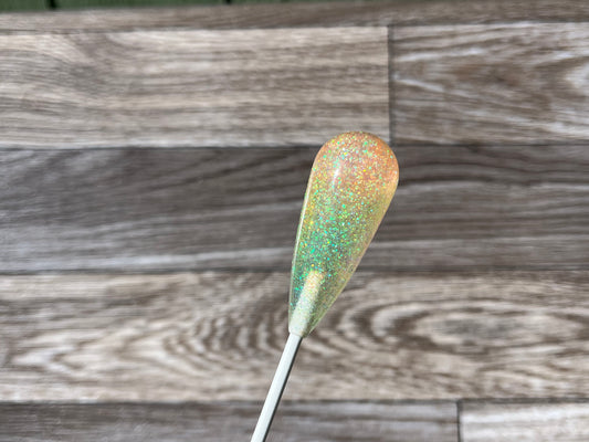 Rainbow Glitter- Traditional Fiberglass Conducting Baton