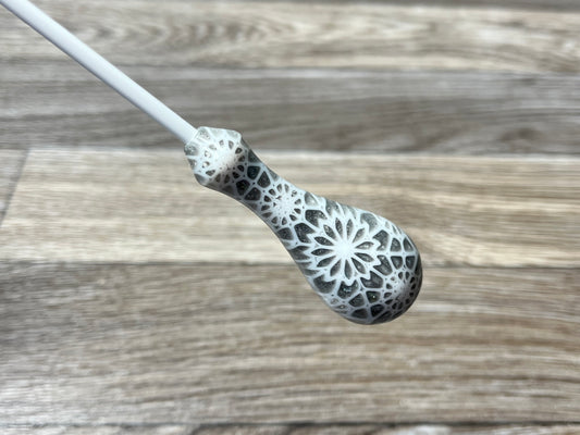 Grandma's Doily- Ergonomic Carbon Fiber Conducting Baton