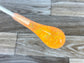 Yellow and Orange Glitter- Pear Acrylic Conducting Baton