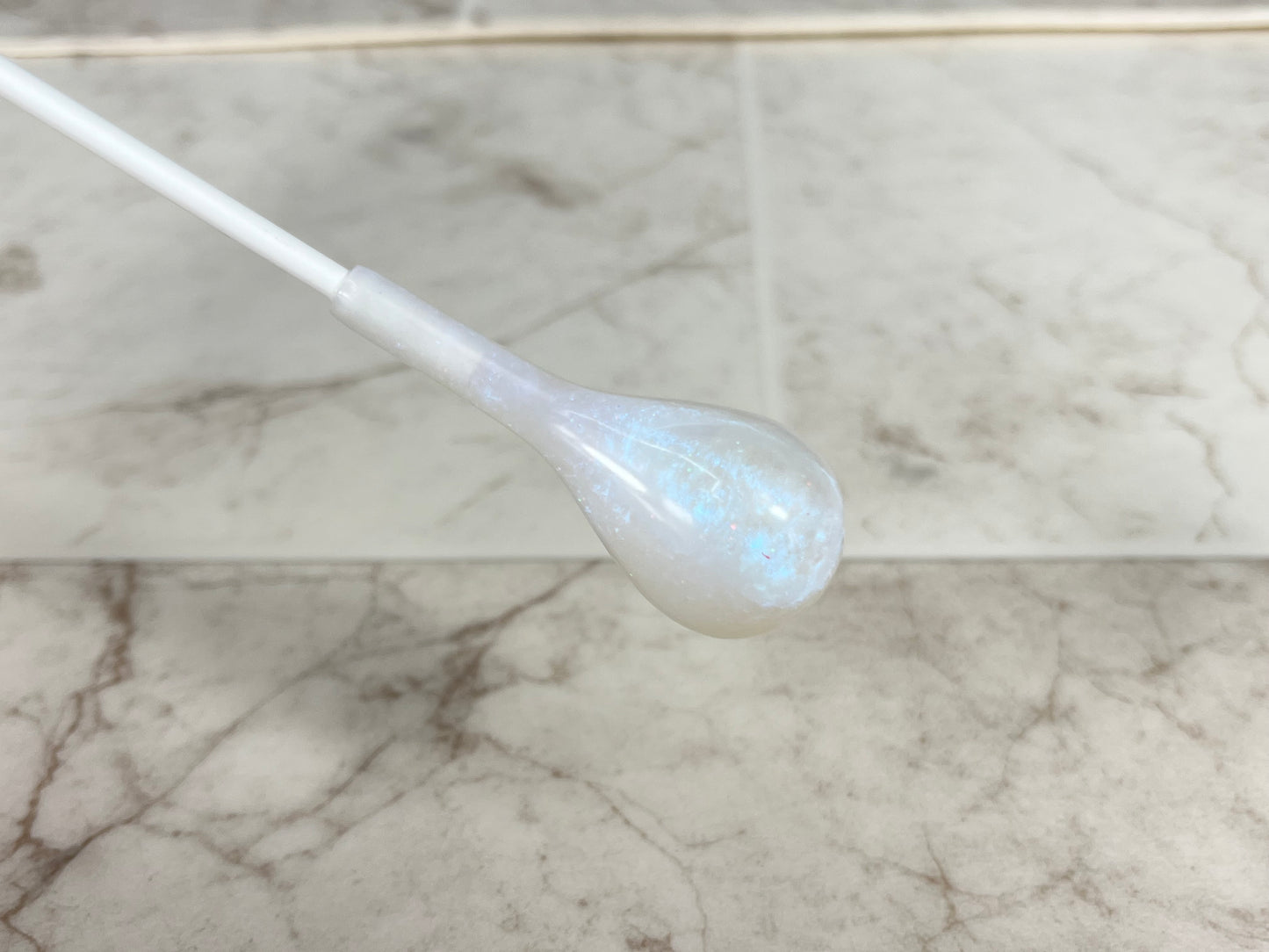 Snowball- Pear Acrylic Conducting Baton