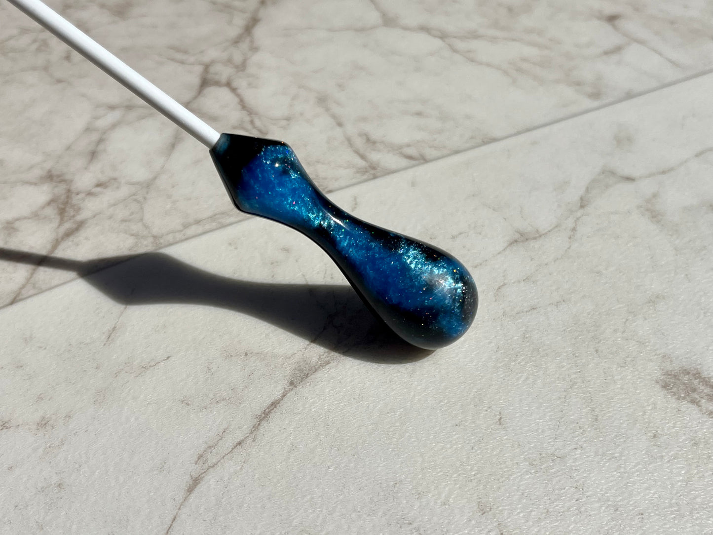 Salty Depths- Ergonomic Acrylic Conducting Baton
