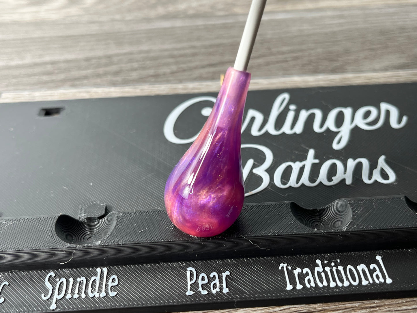 Shooting Star- Pear Fiberglass Conducting Baton