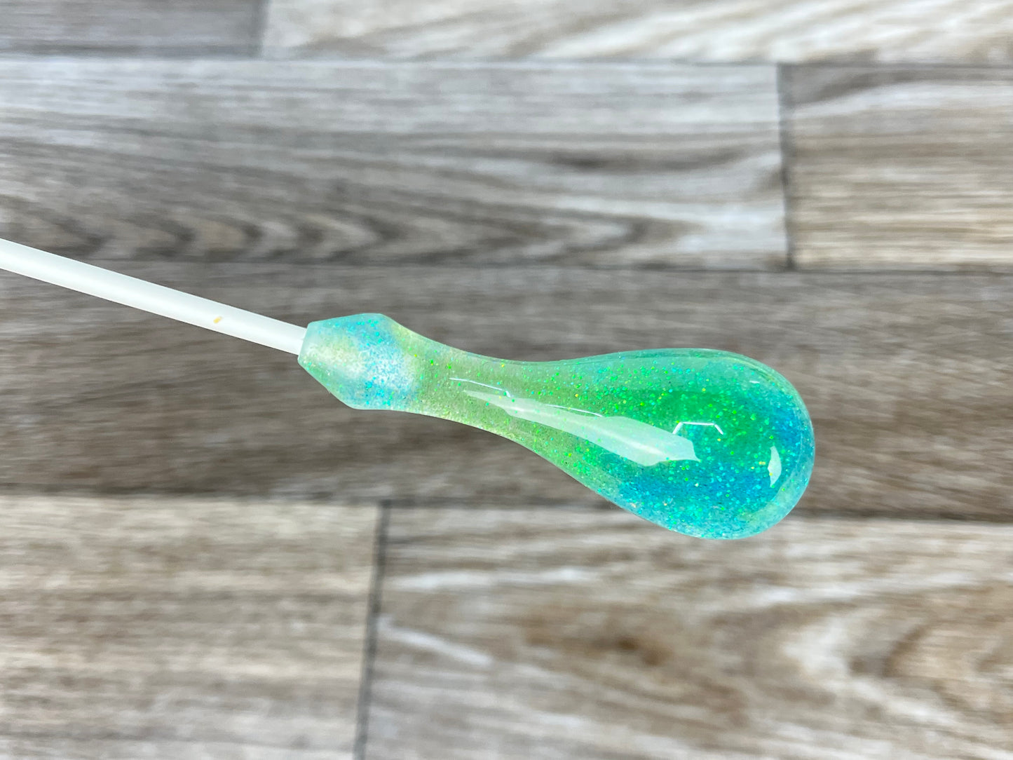 Blue and Green Glitter- Dooku Acrylic Conducting Baton