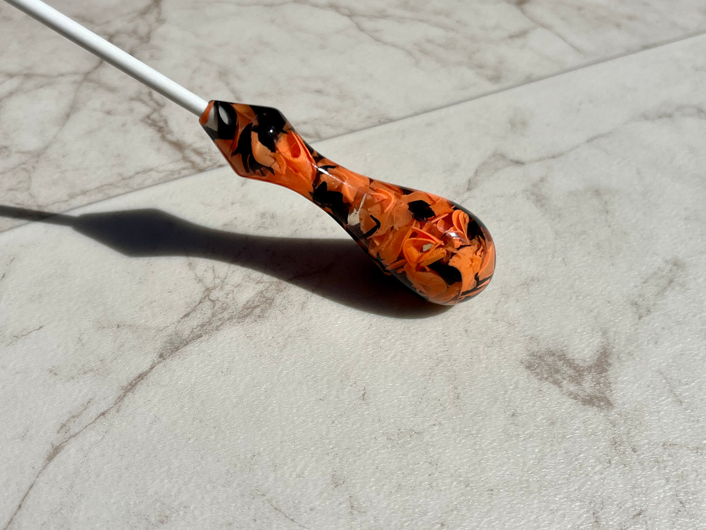 Halloween Reef- Ergonomic Acrylic Conducting Baton